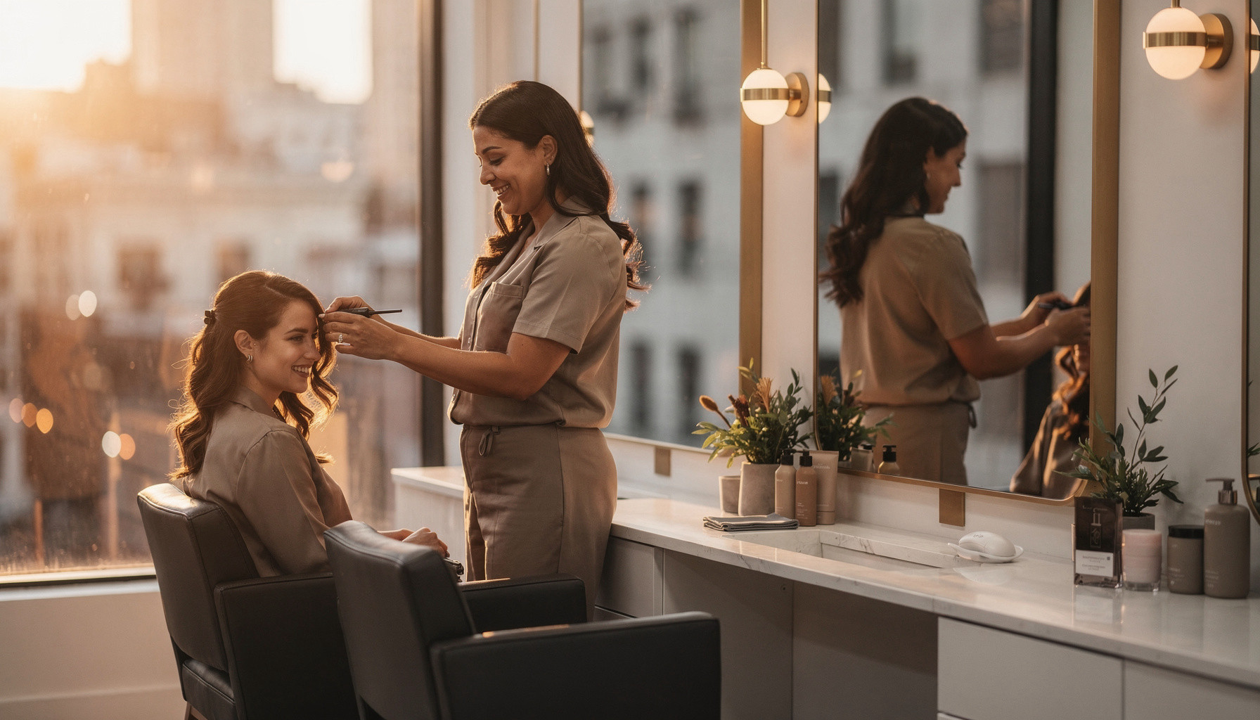 Glow and Shine Salon website preview